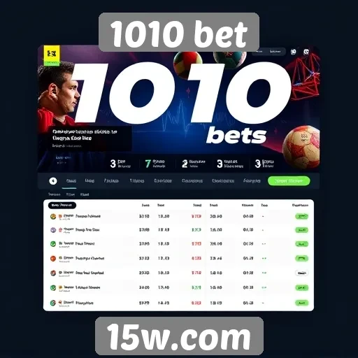 Interface do usuário do site 1010 bet é intuitiva